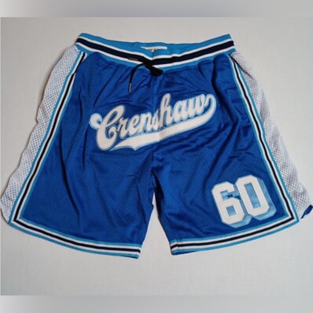 Nipsey Hussle Shorts Men's M Headgear Classics Crenshaw 60 Embroidered BRAND NEW